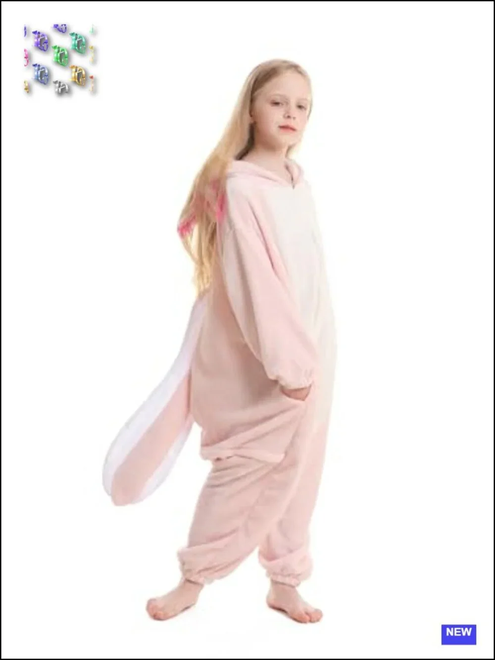 Kids Flannel Onesie Pajamas Animal Costume Halloween Cosplay Zipper
